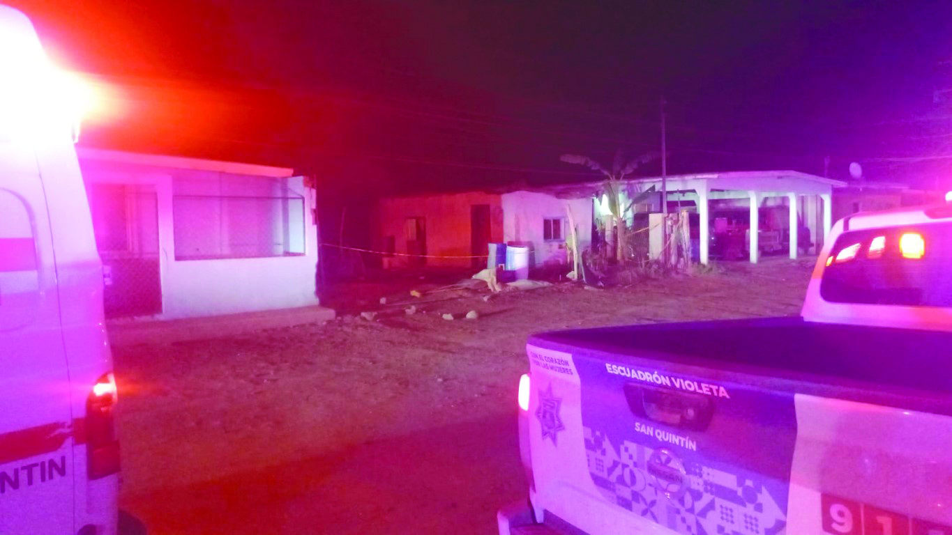 El hombre fue hallado en una vivienda, alrededor había al menos 5 casquillos percutidos.