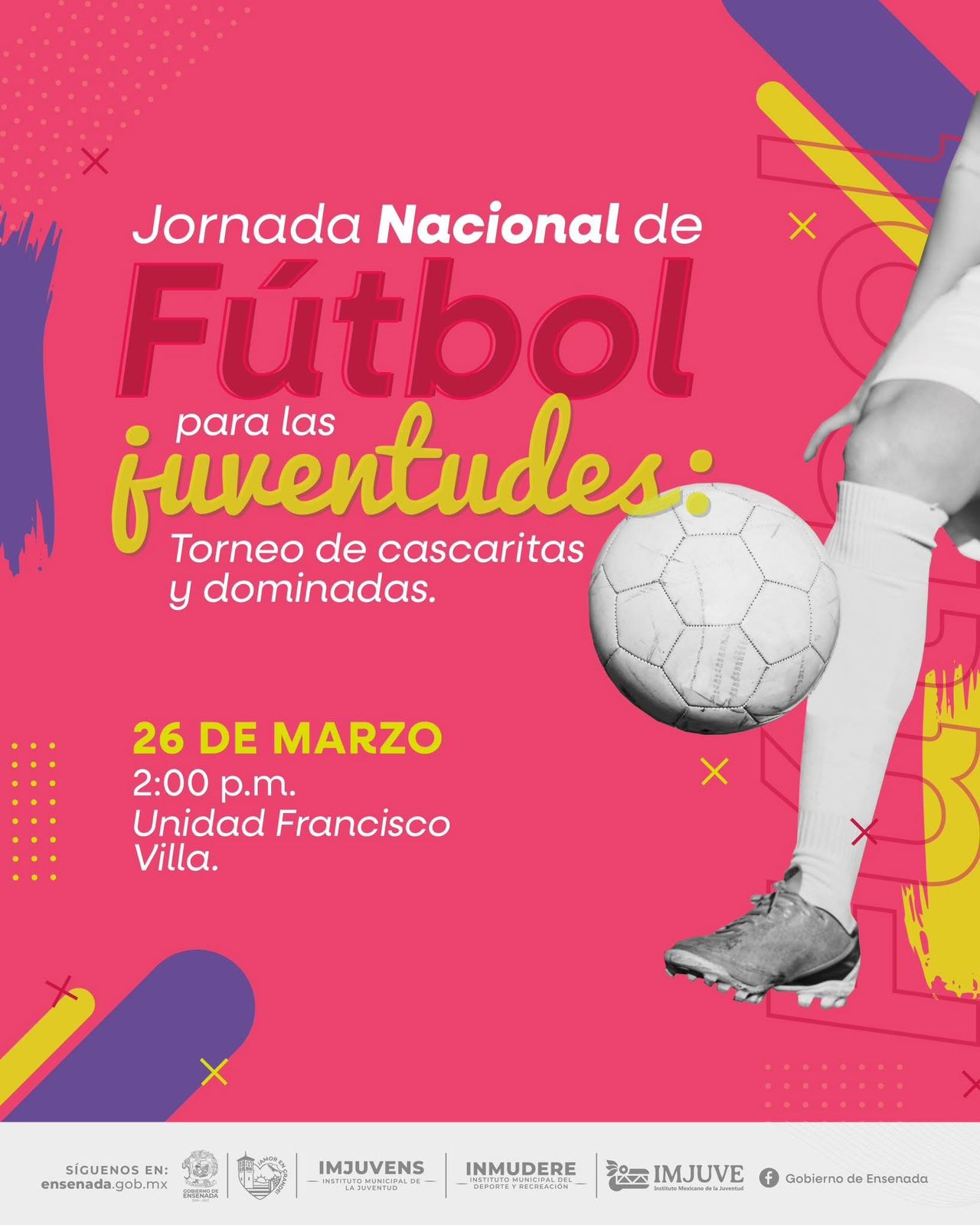 Invitan a la Jornada Nacional de Fútbol para las Juventudes