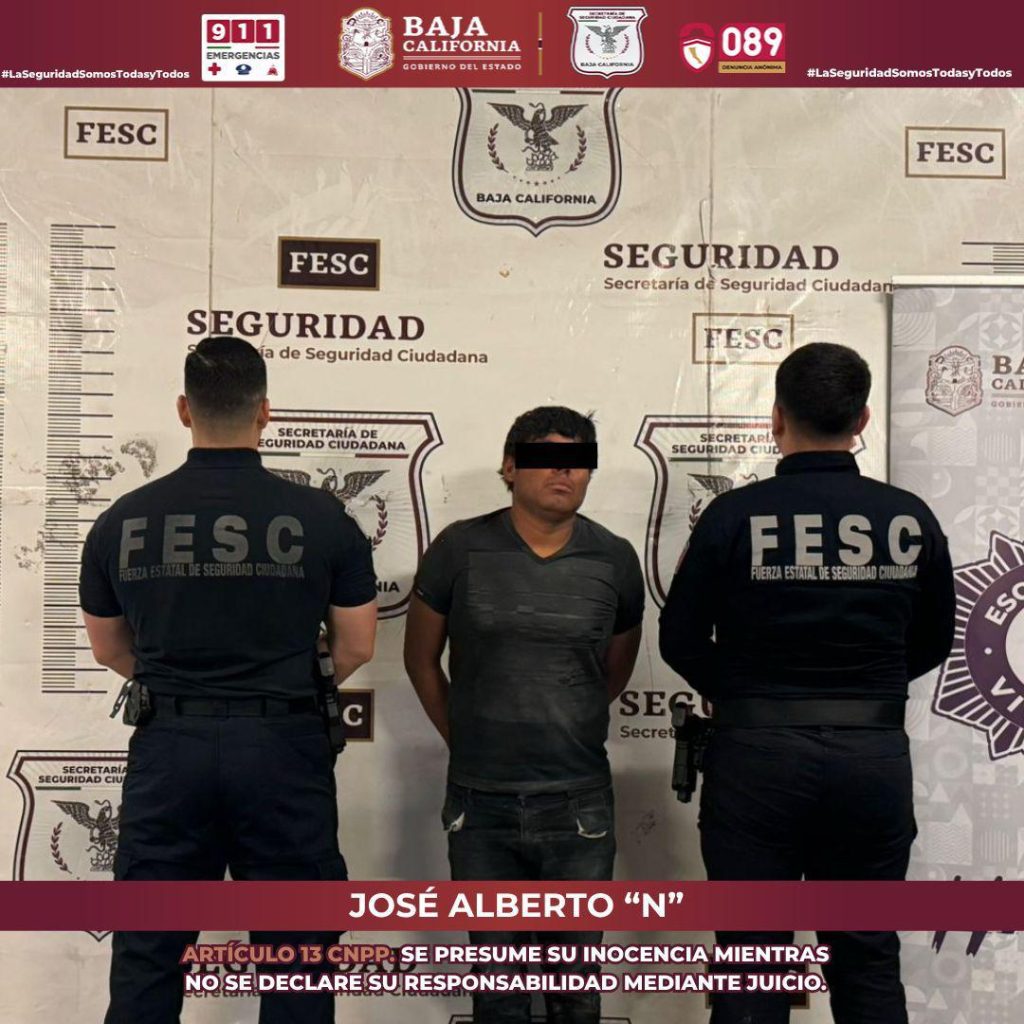 Detenido por violencia familiar