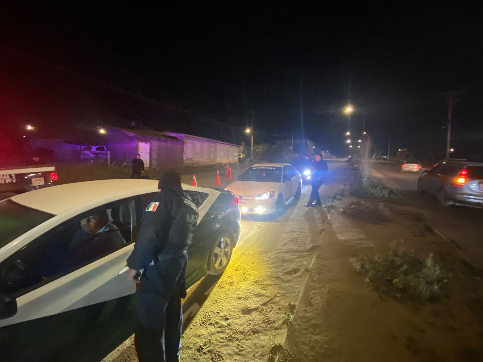 Detienen a cinco en alcoholímetros de Vicente Guerrero