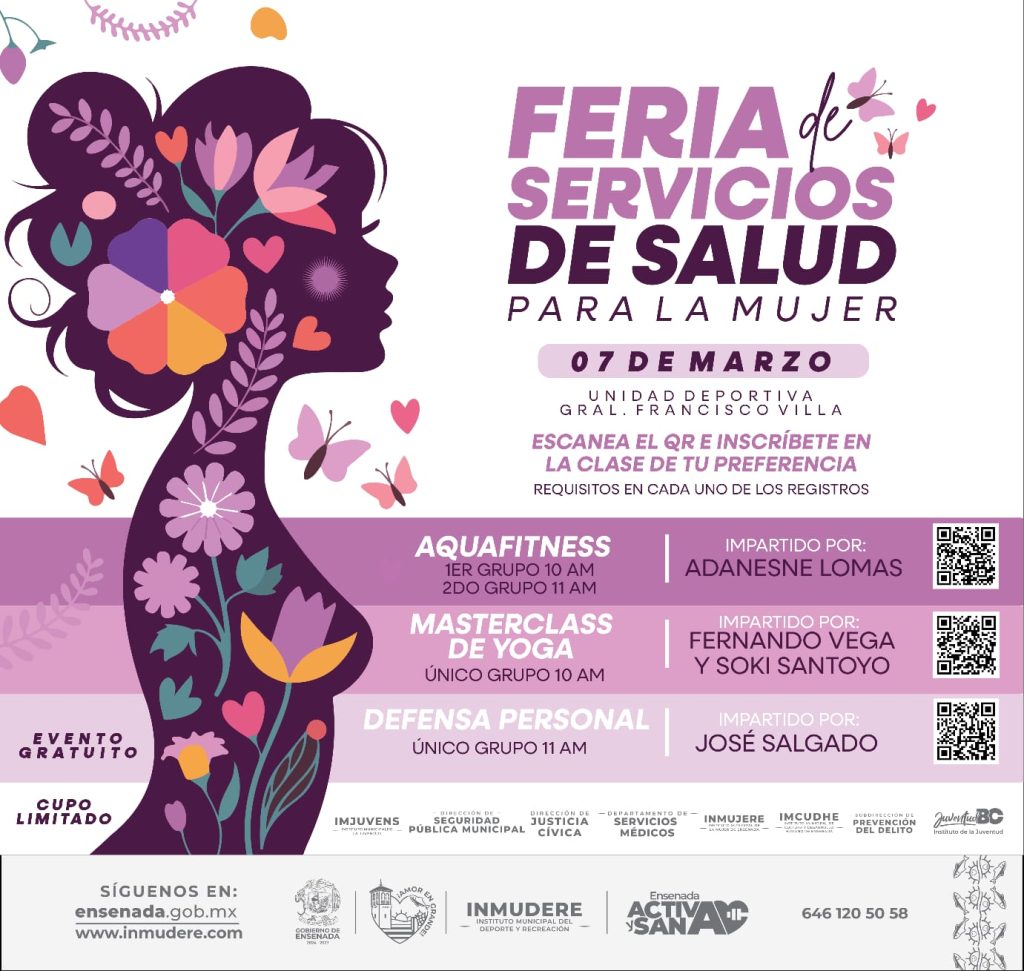 Realizarán la Feria de Salud de la Mujer